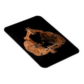Magnet Flexible Petit lizard mou Reptile avec réflexion (Côté Droit)
