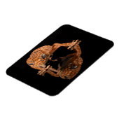 Magnet Flexible Petit lizard mou Reptile avec réflexion (Côté Gauche)