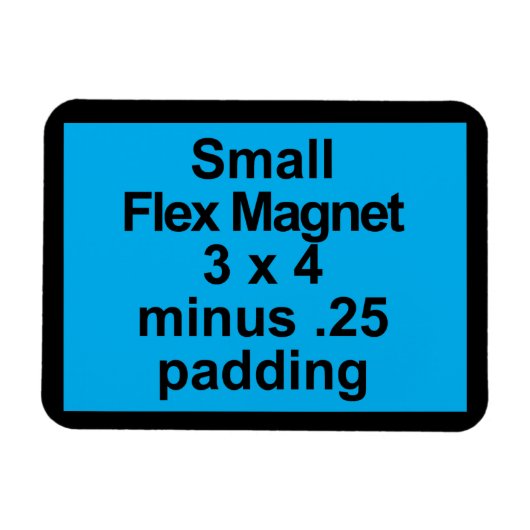 Magnet Flexible Petit Modèle à aimants Flex Horizontal Fit Black B (Horizontal)