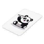 Magnet Flexible petit panda mignon (Côté Gauche)
