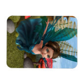 Magnet Flexible Petit Papillon Fée Volant (Horizontal)
