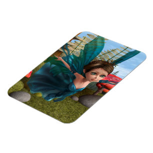 Magnet Flexible Petit Papillon Fée Volant