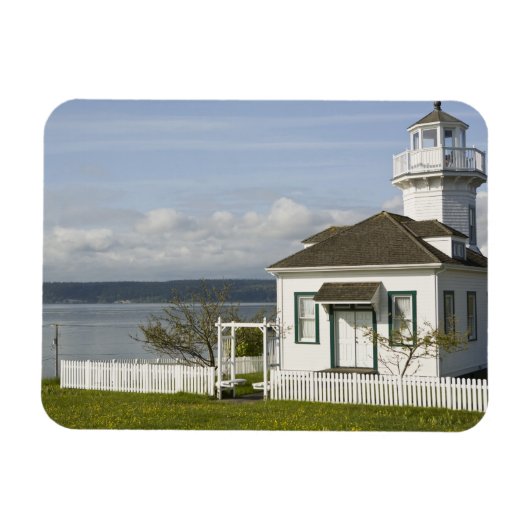 Magnet Flexible Petit phare à Port Townsend, WA (Horizontal)