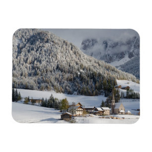 Magnet Flexible Petit village alpin dans l'aimant rectangle de nei