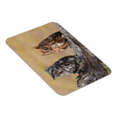 Magnet Flexible Petite chouette des terriers perchée dans un arbre (Côté Droit)