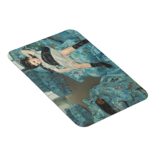 Magnet Flexible Petite fille dans un fauteuil bleu, 1878 (oi (Côté Droit)