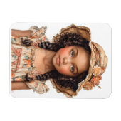 Magnet Flexible Petite fille noire (Horizontal)