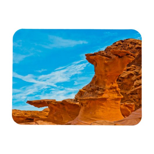 Magnet Flexible Petite Finlande Red Rock Sculptures (Horizontal)
