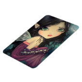 Magnet Flexible Petite Lune Big Eye Fairy Imaginaire Art (Côté Gauche)