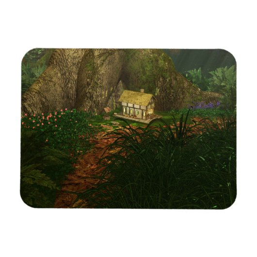 Magnet Flexible Petite maison dans le Big Woods Aimant flexible (Horizontal)