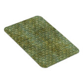 Magnet Flexible Pétoncle vert foncé grungy (Côté Droit)