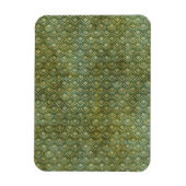 Magnet Flexible Pétoncle vert foncé grungy (Vertical)