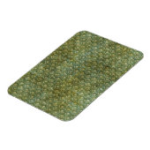 Magnet Flexible Pétoncle vert foncé grungy (Côté Gauche)