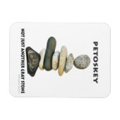 Magnet Flexible Petoskey - Pas Seulement Un Autre Aimant Gris En P (Horizontal)