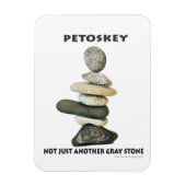 Magnet Flexible Petoskey - Pas Seulement Un Autre Aimant Gris En P (Vertical)