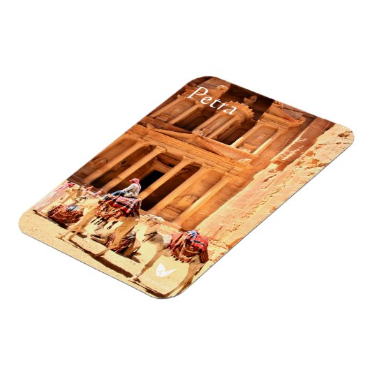 Magnet Flexible Petra - Trésor et chameaux - aimant frigo (Côté Gauche)