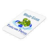 Magnet Flexible Peu importe ce qui flotte vos tortues 3 (Côté Gauche)