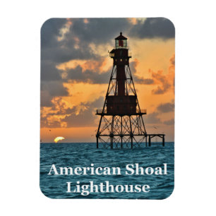 Magnet Flexible Phare américain de banc, aimant de la Floride
