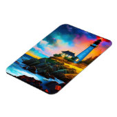 Magnet Flexible Phare au coucher du soleil (Côté Gauche)