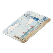 Magnet Flexible Phare bleu et blanc (Côté Gauche)