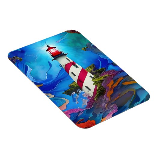 Magnet Flexible Phare dans une tempête (Côté Droit)