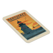 Magnet Flexible Phare de Brant Point | Nantucket MA (Côté Droit)