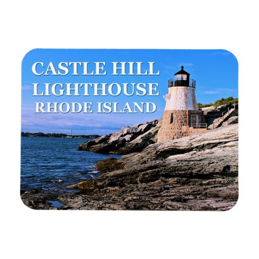 Magnet Flexible Phare de Castle Hill, Rhode Island (Horizontal)