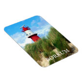 Magnet Flexible Phare de Kleiner, Borkum, Frise orientale, Allemag (Côté Droit)