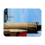 Magnet Flexible Phare de la pointe Old Mackinac et pont Mackinac (Horizontal)