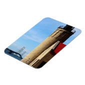 Magnet Flexible Phare de la pointe Old Mackinac et pont Mackinac (Côté Gauche)