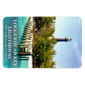 Magnet Flexible Phare de Loggerhead Key, Dry Tortugas Floride (Horizontal)