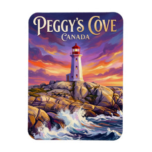 Magnet Flexible Phare de Peggy's Cove Canada