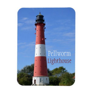 Magnet Flexible Phare de Pellworm, île de Pellworm, Allemagne