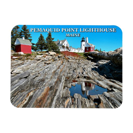 Magnet Flexible Phare de Pemaquid Point, Maine (Horizontal)