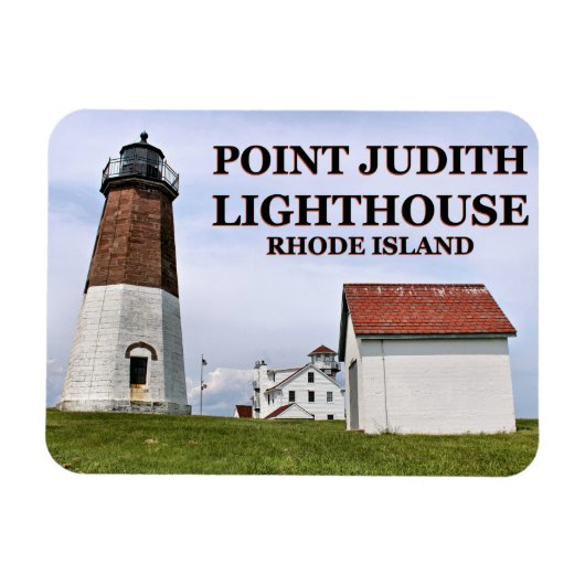 Magnet Flexible Phare de Point Judith, Rhode Island Flexi-Magnet (Horizontal)