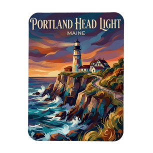 Magnet Flexible Phare de Portland Head USA