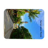 Magnet Flexible Phare de Sanibel Island Floride Côte du Golfe (Horizontal)