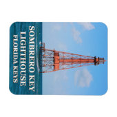 Magnet Flexible Phare de Sombrero Key, Floride Keys (Horizontal)