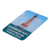 Magnet Flexible Phare de Sombrero Key, Floride Keys (Côté Gauche)