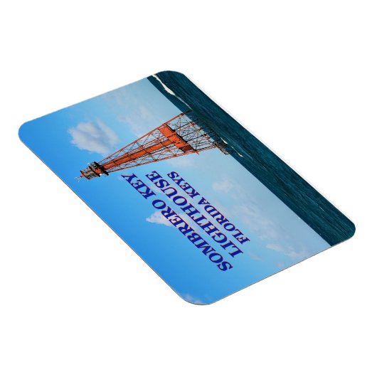 Magnet Flexible Phare de Sombrero Key, Floride Keys (Côté Droit)