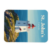 Magnet Flexible Phare du cap Spear Canada (Horizontal)