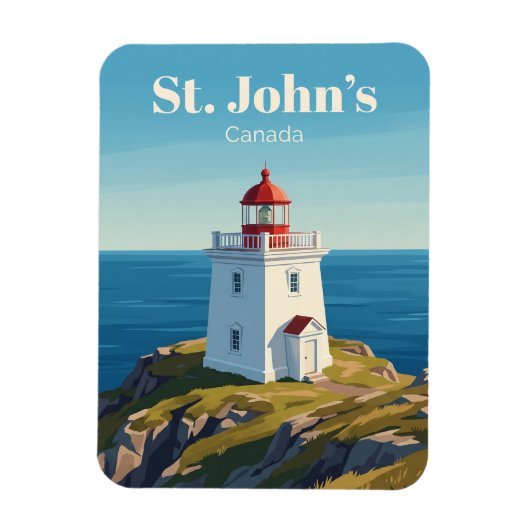 Magnet Flexible Phare du cap Spear Canada (Vertical)
