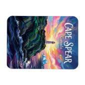 Magnet Flexible Phare du cap Spear Canada (Horizontal)