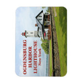Magnet Flexible Phare du port d'Ogdensburg, New York (Vertical)