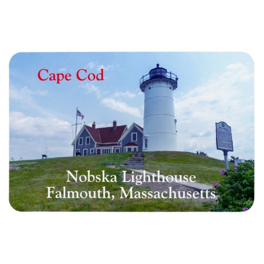Magnet Flexible Phare Nobska Cape Cod MA (Horizontal)