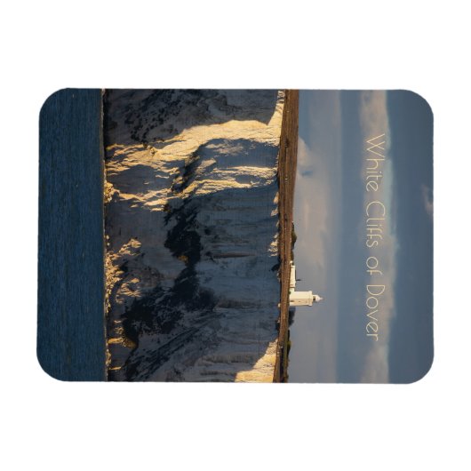 Magnet Flexible Phare sur les falaises blanches de Dover, Angleter (Horizontal)