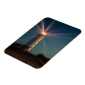 Magnet Flexible Phare sur une colline brillant la nuit (Côté Gauche)