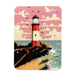 Magnet Flexible Phare vintage