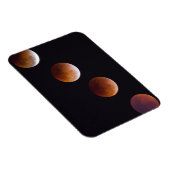Magnet Flexible Phases de l'éclipse lunaire totale | Seattle (Côté Droit)