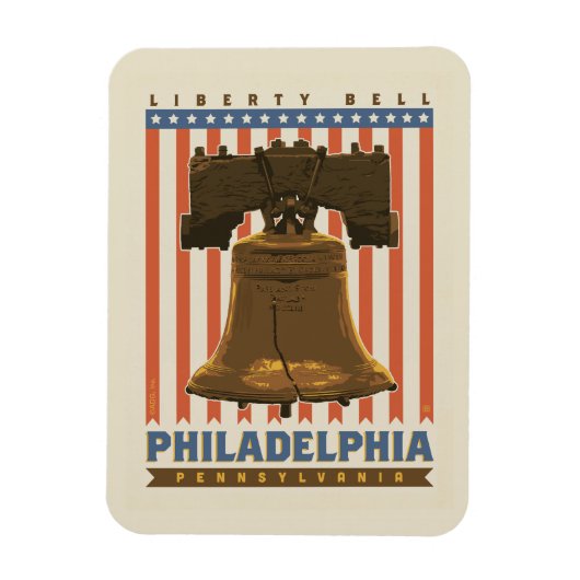 Magnet Flexible Philadelphie | Liberty Bell (Vertical)